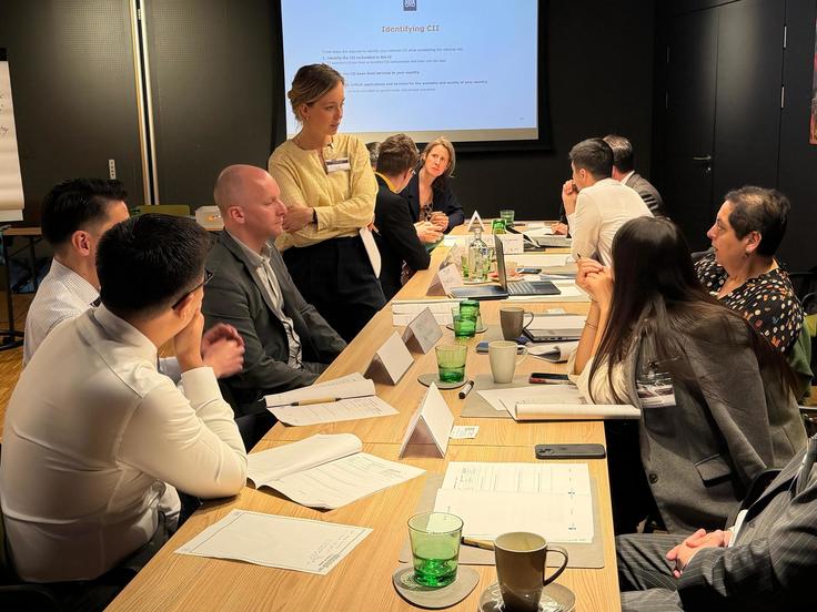 Event participants engaged in discussion