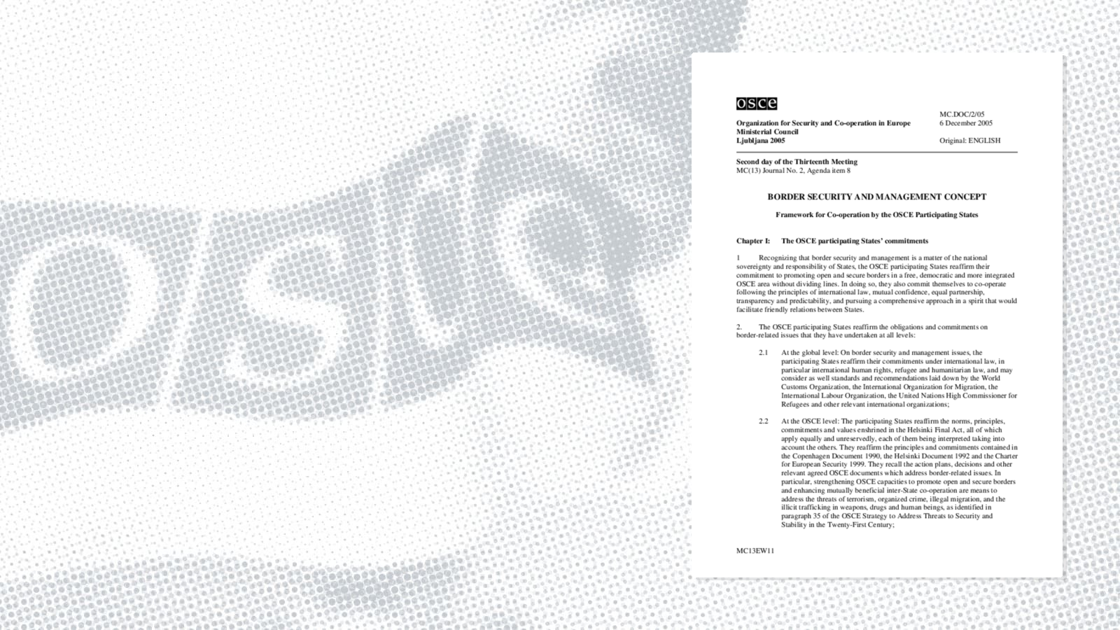 Border Security and Management Concept