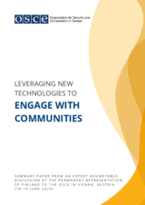 Leveraging new technologies to engage with communities